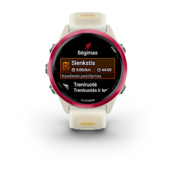 Garmin Forerunner 570 - 42mm išmanusis sportinis laikrodis (Rožinės / Kreminės spalvos)