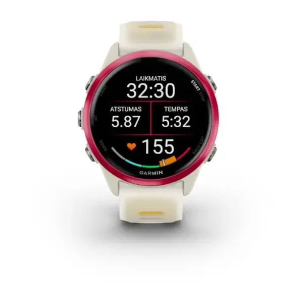 Garmin Forerunner 570 - 42mm išmanusis sportinis laikrodis (Rožinės / Kreminės spalvos)
