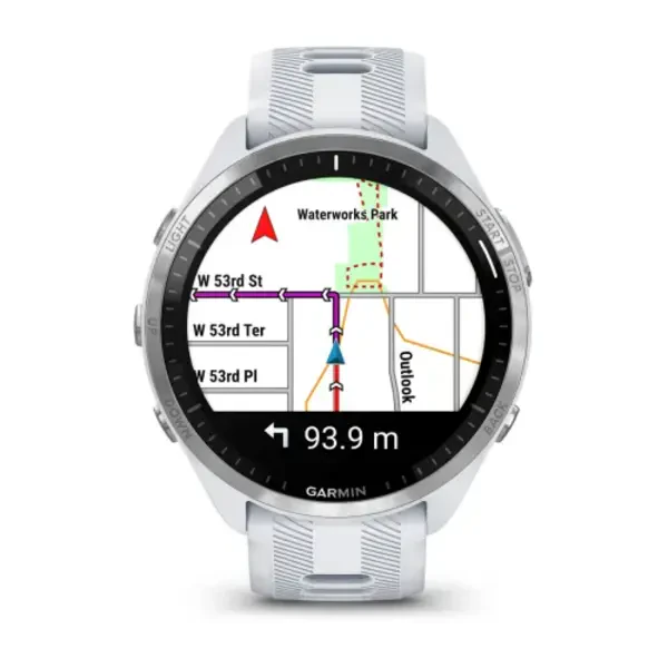 Garmin Forerunner 965 išmanusis sportinis laikrodis (Whitestone)