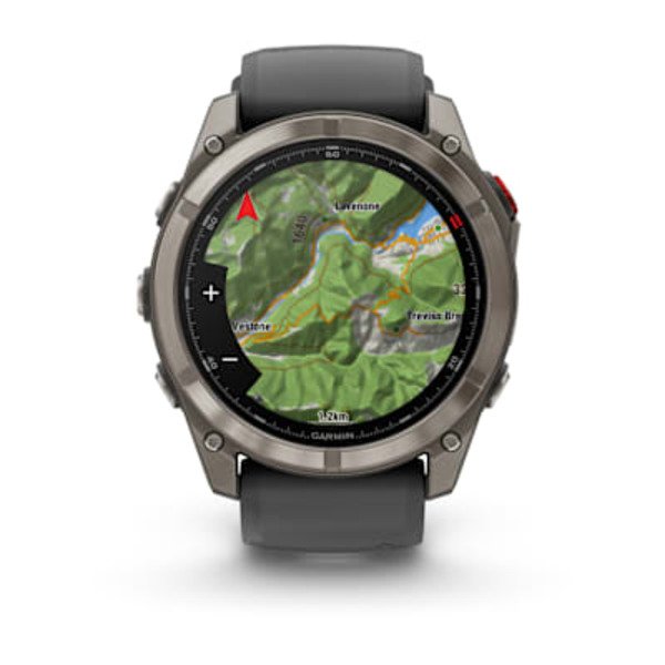 Garmin fēnix 8 Pro 51 mm, AMOLED Sapphire Titanium (Grafito spalvos)