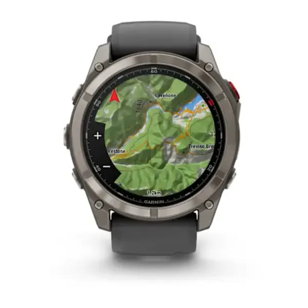 Garmin fēnix 8 Pro 51 mm, AMOLED Sapphire Titanium (Grafito spalvos)