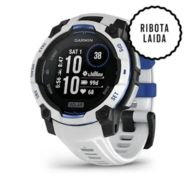 Garmin Instinct® 3 – 45 mm, Solar išmanusis sportinis laikrodis (Baltojo akmens spalvos)