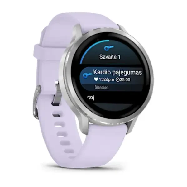 Garmin Venu 4 – 41 mm Sportinis išmanusis laikrodis (Lunar Silver)