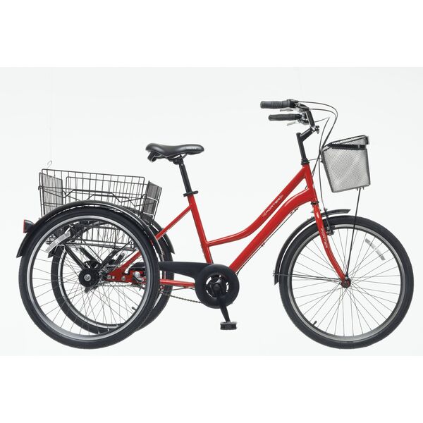 Dviratis 24   TRIKE PORTER 24  red bisan s