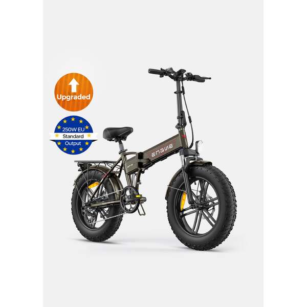 Dviratis 20  elektrinis sulankstomas Engwe EP-2 PRO 750Wh rudas