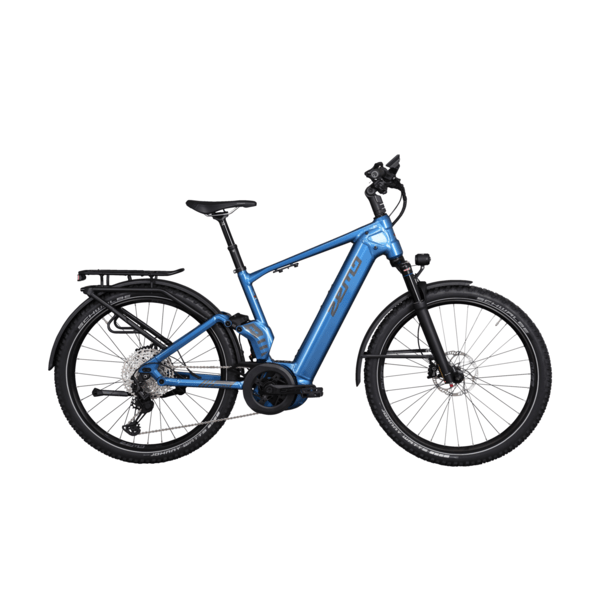 Dviratis 27,5  elektrinis Bulls ZEMO SU-E FS12+ Fully 750Wh 12g mėlynas