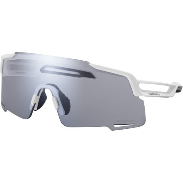 Akiniai Shimano Eyewear CE-EQNX5 EQUINOX Photochromic gray Matte White