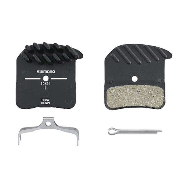 Stabdžių kaladėlės diskinių Shimano Resin H03A Incl Spring/Split Pin