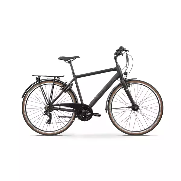 Dviratis 28   SMART 21 MAN black granville