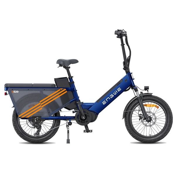 Велосипед 20 электрический Engwe LE20 синий однобатарейный