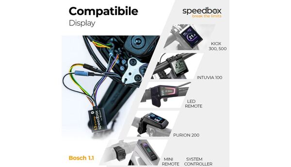 Priedas elektriniam dviračiui SpeedBox 1.1 B.Tuning for Bosch (Smart System)