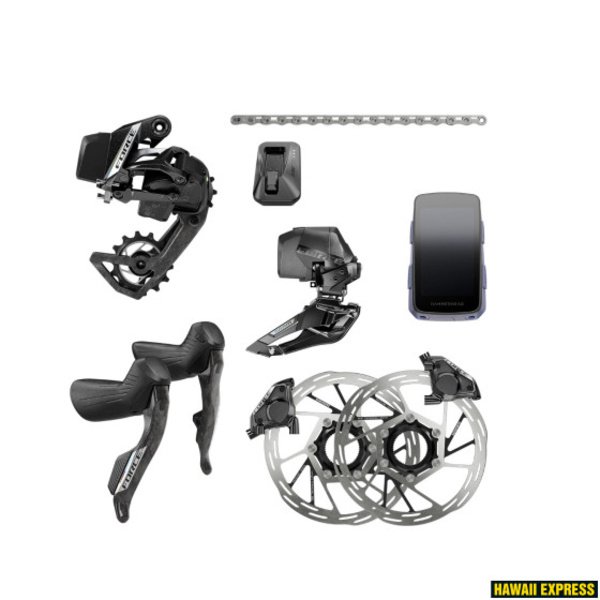 Pavarų grupė SRAM Force AXS 2X E1 Electronic HRD groupset (Left Right Shift/Hyd ED FM, Chain Force 114l, RD 36T wbatt, FrontDer wbatt, Paceline A2 CL 160mm,USB-C Charger,QuickStart Guide)