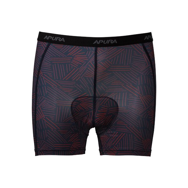 Apatiniai šortai Apura Baselayer Short Pro Comfort vyr. juoda/raudona 