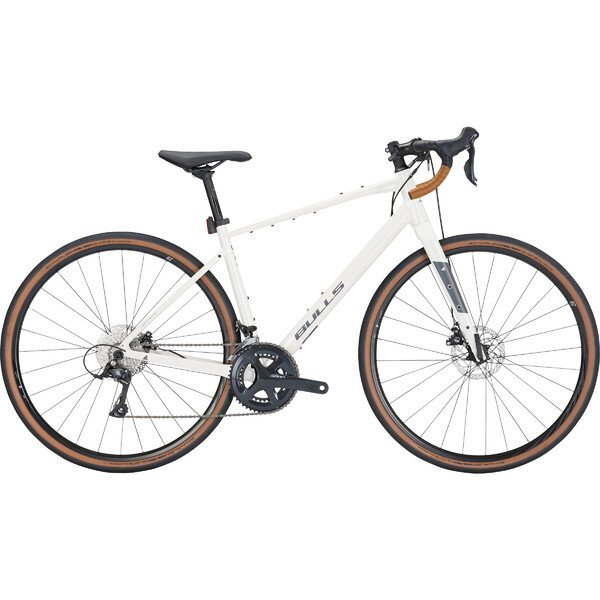 Dviratis 28" Bulls Trail Grinder 2 Gravel 18g baltas 