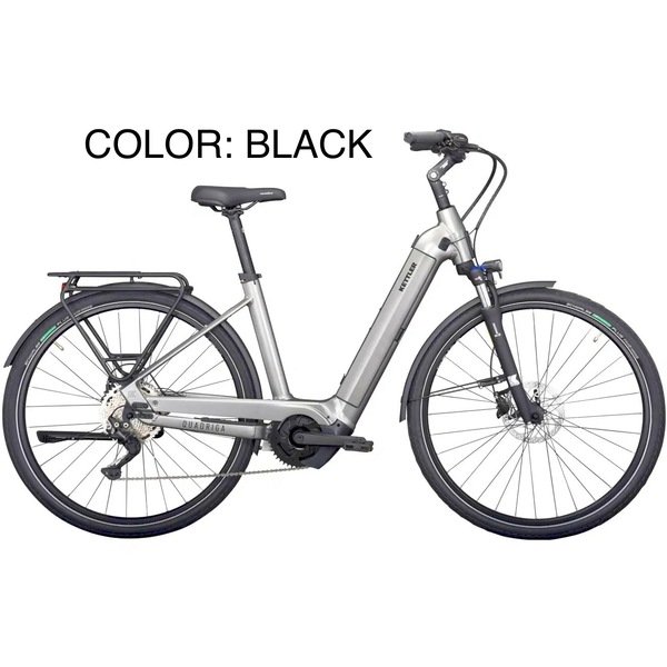 Dviratis 28'' Elektrinis KETTLER QUADRIGA P10 JUODAS 500Wh BOSCH sistema