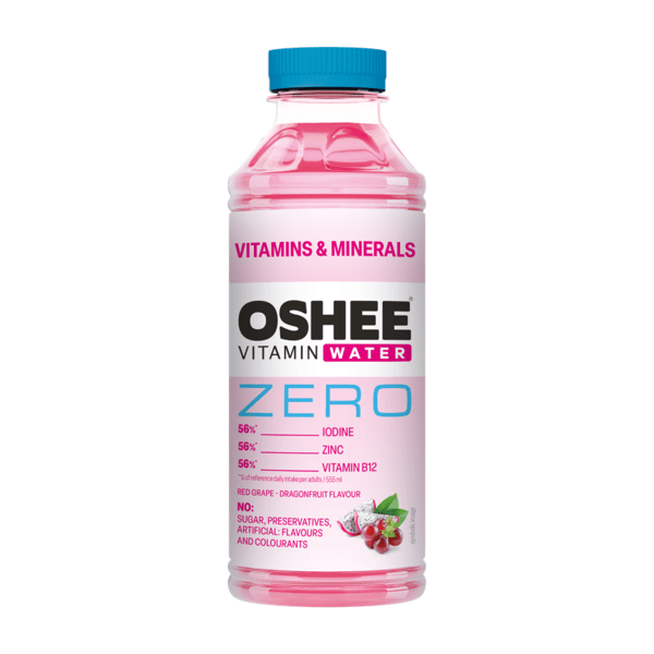 Negazuotas vitaminizuotas vanduo OSHEE Vitaminai + Mineralai, Zero 555ml