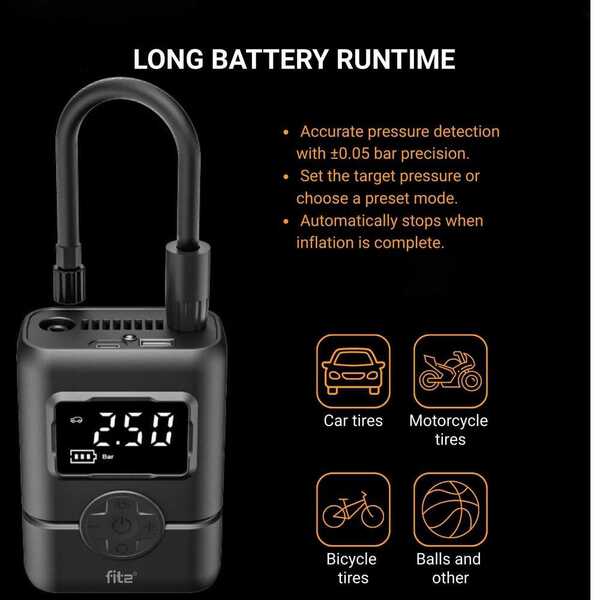 Belaidė elektrinė oro pompa FIT2