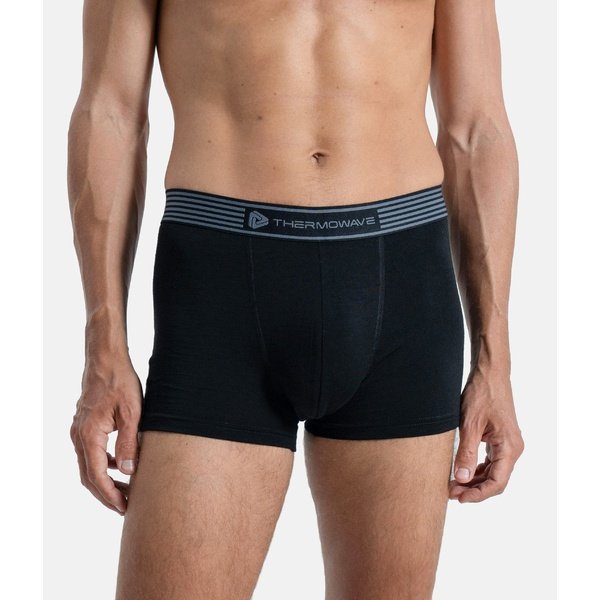 Trumpikės Thermowave vyr. Merino Life juodos