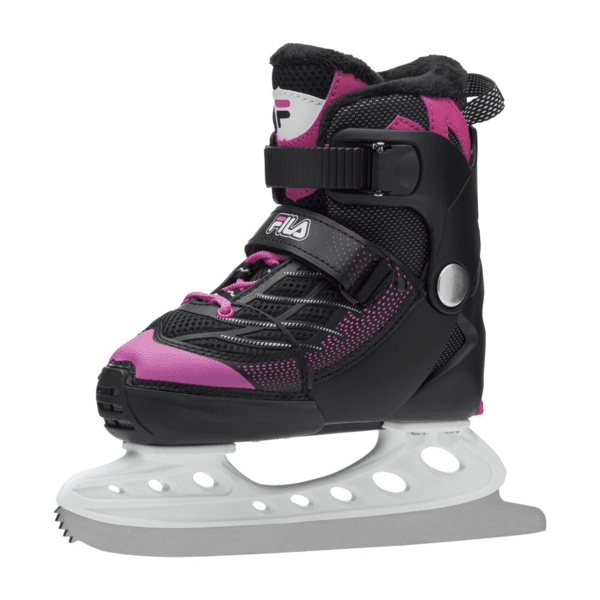 Vaiki&scaron;ki ledo ritulio pačiūžos FILA X-One Ice G juodos/rožinės