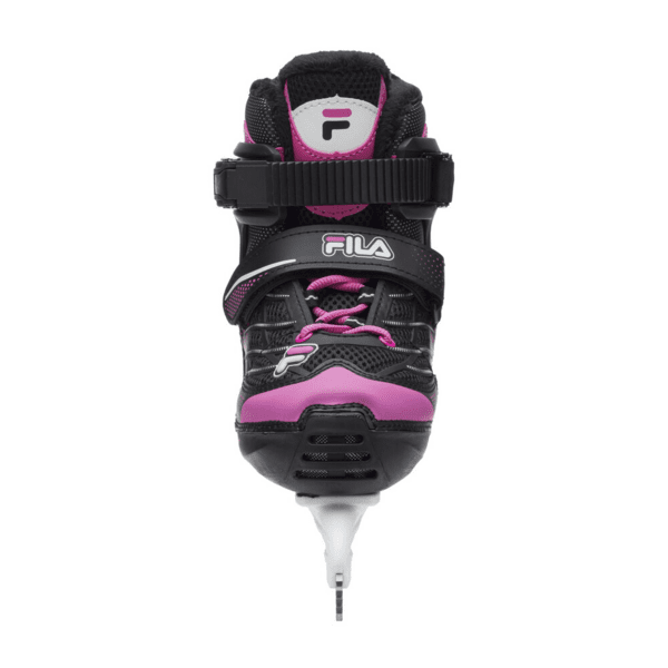 Vaiki&scaron;ki ledo ritulio pačiūžos FILA X-One Ice G juodos/rožinės