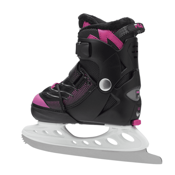 Vaiki&scaron;ki ledo ritulio pačiūžos FILA X-One Ice G juodos/rožinės