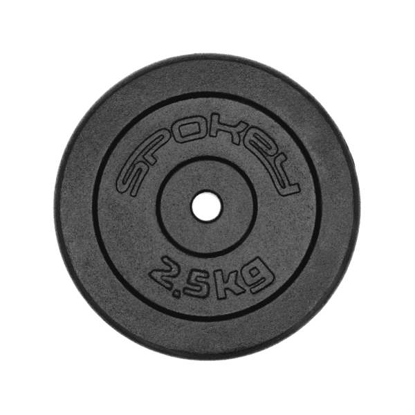 Svorio plok&scaron;tė SPOKEY mėlyna, 30 mm, 2,5 kg