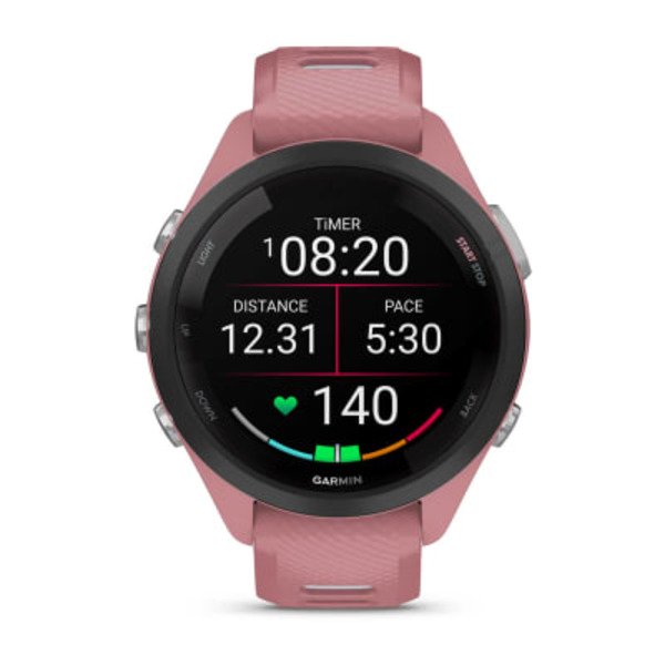 Garmin Forerunner 265S išmanusis sportinis laikrodis (Rausvos spalvos)
