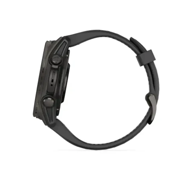 Garmin fēnix 8 43 mm, AMOLED Sapphire, DLC Titanium (Pilkos anglies spalvos)