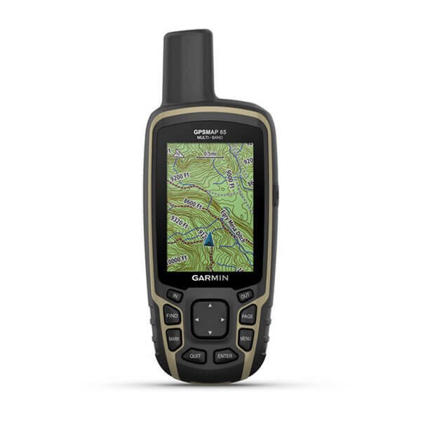 Garmin GPSMAP 65 Kelių dažnio juostų ir palydovinės navigacijos tinklų delninis įrenginys