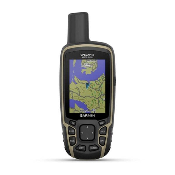 Garmin GPSMAP 65 Kelių dažnio juostų ir palydovinės navigacijos tinklų delninis įrenginys
