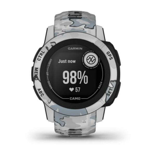 Garmin &bdquo;Instinct&reg; 2S Camo&ldquo;  i&scaron;manusis sportinis laikrodis &bdquo;Camo Edition&ldquo;, rūko kamufliažinės spalvos 