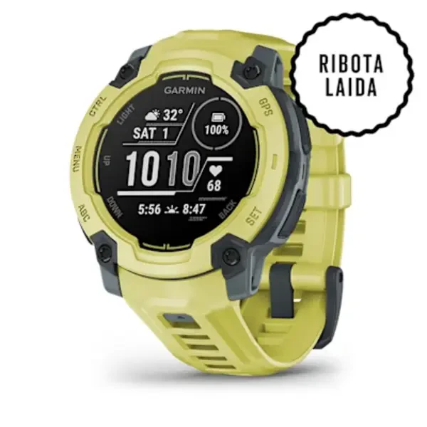 Garmin Instinct® E – 45 mm išmanusis sportinis laikrodis (Ryškios laimo spalvos)