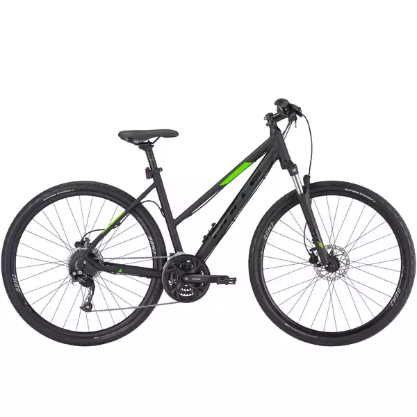 Dviratis 28 Bulls Crossbike 2 trapez 27g juodas 