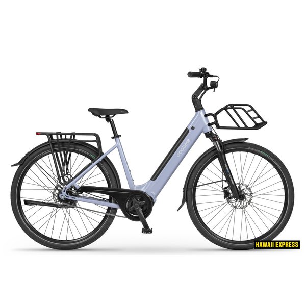 Dviratis 28   ECO LX100 AUTOMATIC PEARL 36V 504 Wh light blue eco