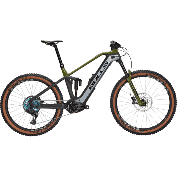 Dviratis 29 /27.5  elektrinis Bulls Sonic EVO AM Team Carbon 625Wh 12g žalia/pilka