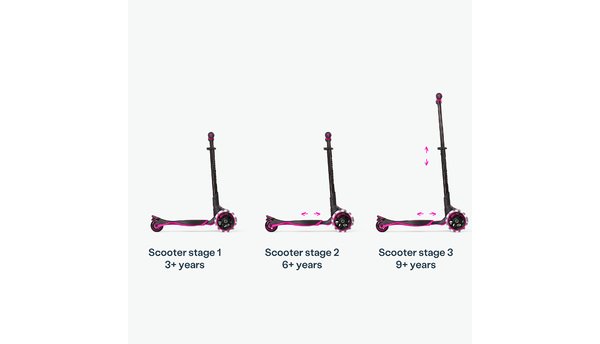 Paspirtukas triratis smarTrike® Xtend  PINK