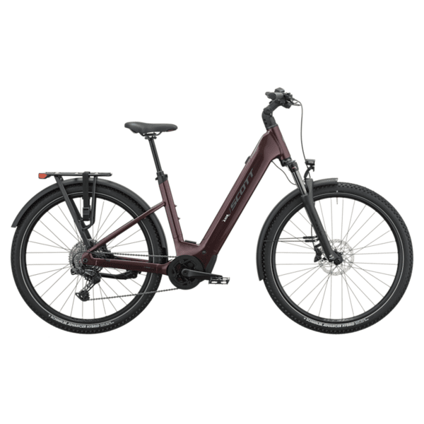 Dviratis 28" SCOTT AXIS 10 WAVE aubergine red