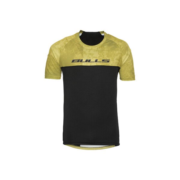 Marškinėliai vyr. trumpom rankovėm BULLS Comox 3.0 juoda/geltona 
