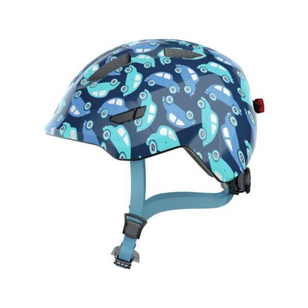 Šalmas Abus vaikiškas Smiley 3.0 LED blue car 