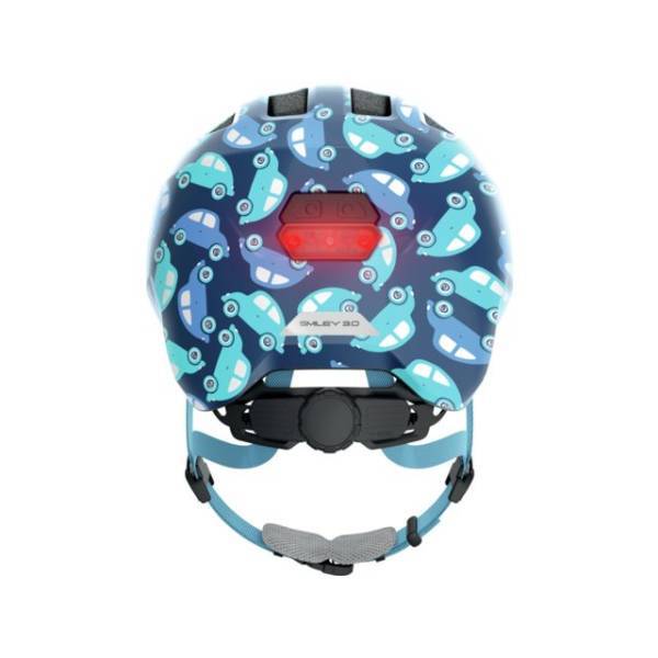 Šalmas Abus vaikiškas Smiley 3.0 LED blue car 