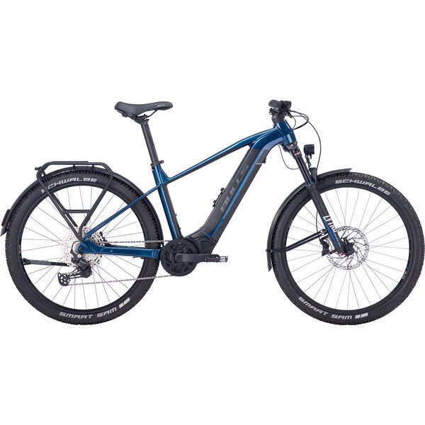 Dviratis 27,5" elektrinis Bulls E-Stream EVO 2 Street vyr. 555Wh mėlyna/juoda 