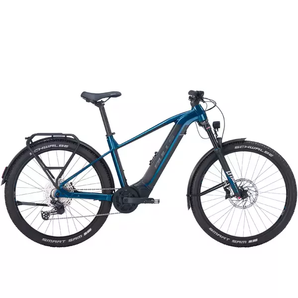 Dviratis 27,5" elektrinis Bulls E-Stream EVO 2 Street vyr. 555Wh mėlyna/juoda 