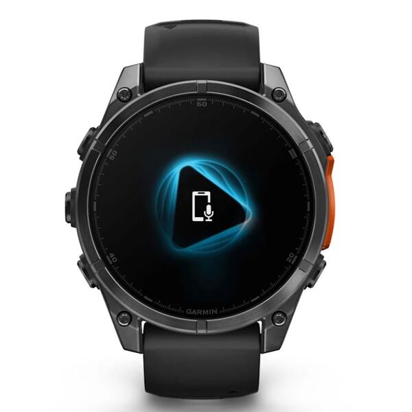 Garmin fēnix® 8 – 47 mm AMOLED išmanusis sportinis laikrodis, juodas