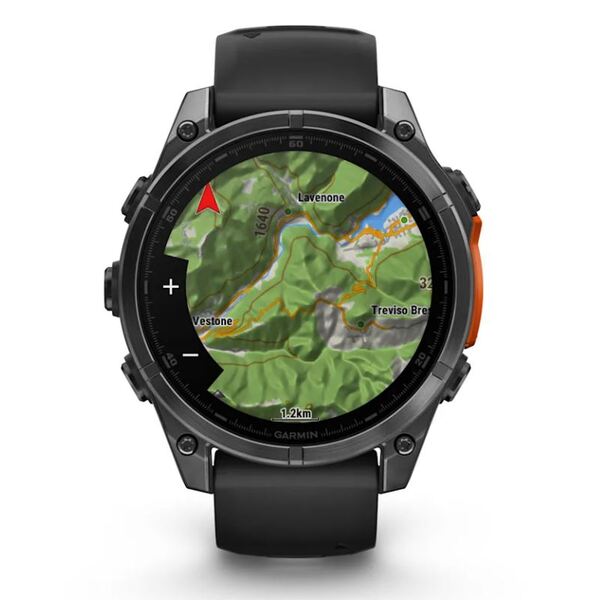 Garmin fēnix® 8 – 47 mm AMOLED išmanusis sportinis laikrodis, juodas