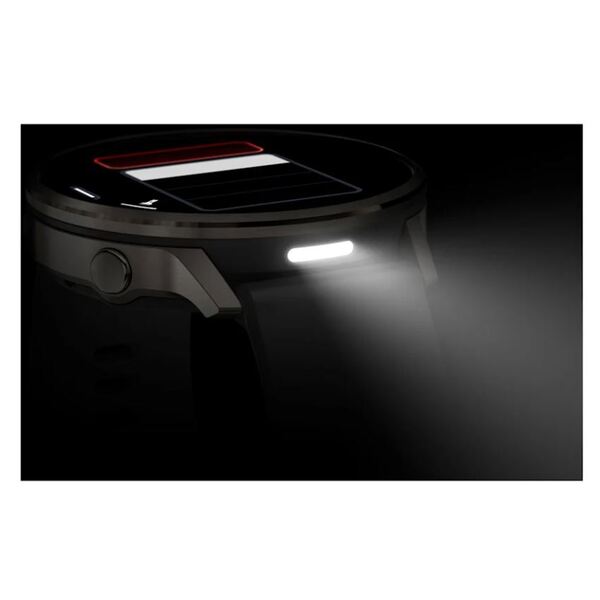 Garmin Venu® 4 – 45 mm Lunar Slate with Black Silicone Silicone išmanusis laikrodis