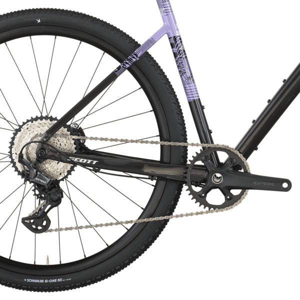 Dviratis 28  SCOTT SPEEDSTER GRAVEL 10 carbon black/tulip purple Scott