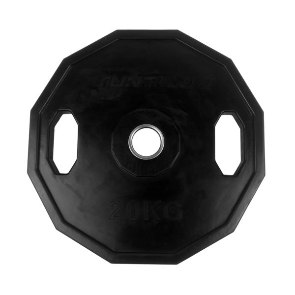 Svorio plok&scaron;tė TUNTURI Olympic Rubber Plate, 50 mm, 20 kg