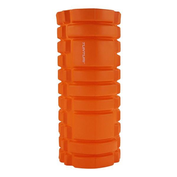 Masažo volelis TUNTURI Yoga Foam Grid Roller 33cm, oranžinis