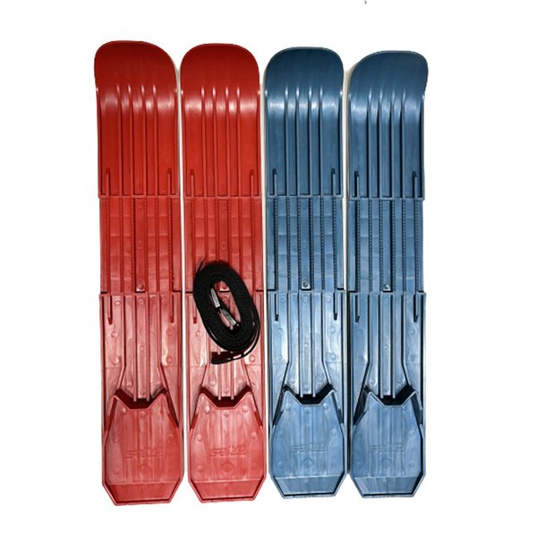 Slidės UNIPLAST Junior, vaikams su dirželiais, 56 cm, mi&scaron;rios