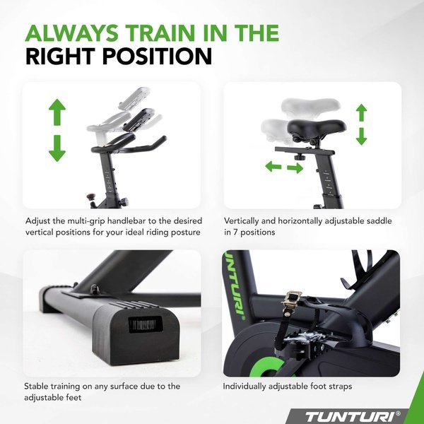 Spininginis dviratis TUNTURI Cardio Fit S20 Sprinter Bike